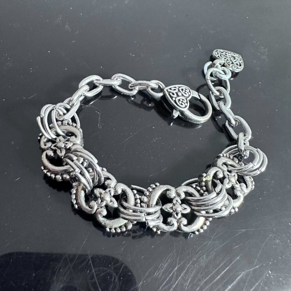 Chainmaille Bracelet Chain Mail Handmade Silver Link Bracelet Medium Gift NWT - Picture 8 of 10
